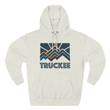 Truckee, California Hoodie - Retro Mountain Unisex Sweatshirt