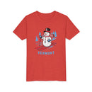 Vermont Youth Skiing Snowman Tee - Kids T Shirt-15