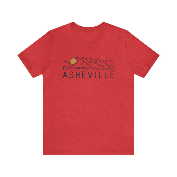 Asheville, North Carolina T-Shirt - Retro Unisex Asheville Shirt