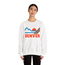 Denver, Colorado Sweatshirt - Mountain Denver Crewneck Sweatshirt-8