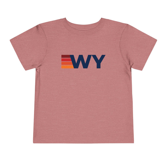 Wyoming Toddler Tee - Retro WY T-Shirt