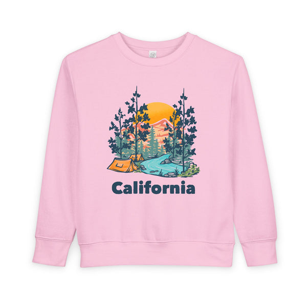 Illustration, California Toddler Sweatshirt - Illustration Toddler Crewneck Sweatshirt
