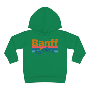 Buy kelly Banff Toddler Hoodie - Retro Mountain Sun Unisex Banff Toddler Sweatshirt