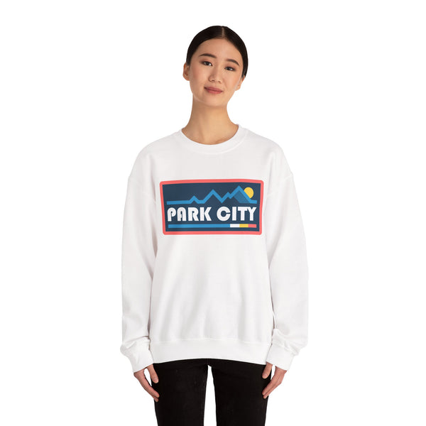 Park City, Utah Sweatshirt - Mountain Graphic Crewneck