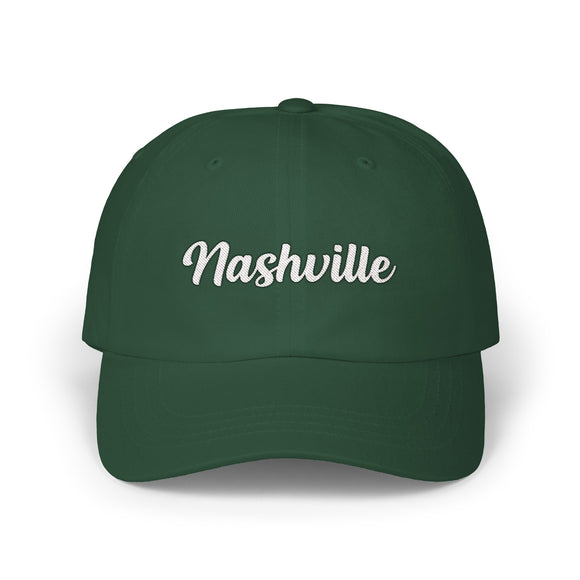 Nashville, Tennessee Dad Hat - Embroidered Nashville Classic Dad Cap
