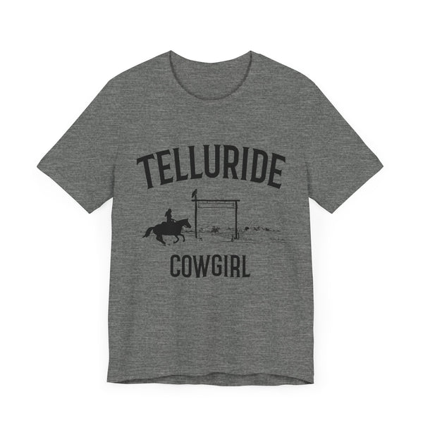 Telluride, Colorado Cowgirl Graphic Tee