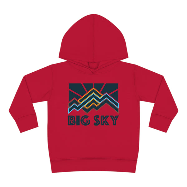 Big Sky, Montana Toddler Hoodie - Unisex Big Sky, Montana Toddler Sweatshirt