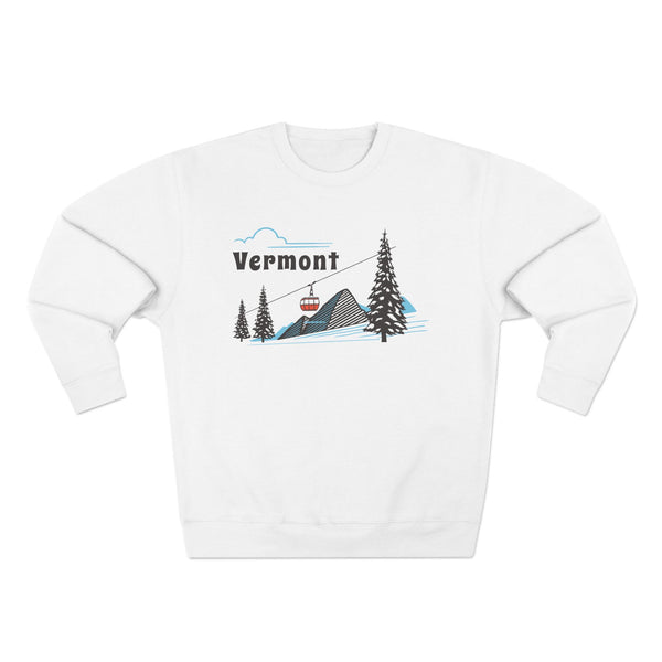 Premium Vermont Sweatshirt Unisex Crewneck, Premium Sweatshirt, Crewneck Jumper, Ski Resort Apparel