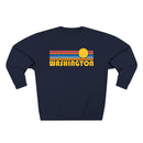 Premium Washington Retro Sun Graphic Sweatshirt-6