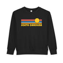 South Carolina Toddler Sweatshirt - Retro Sun South Carolina Toddler Crewneck Sweatshirt-3