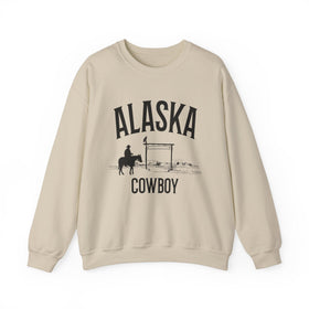 Alaska Sweatshirt - Mountain Cowboy Graphic Crewneck - 0