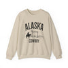 Alaska Sweatshirt - Mountain Cowboy Graphic Crewneck