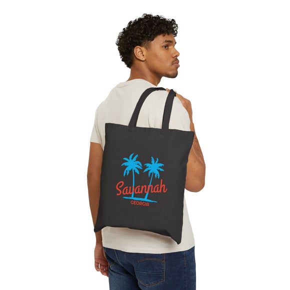 Savannah, Georgia, Cotton Canvas Savannah Tote Bag