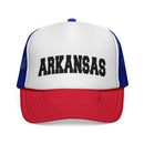 Arkansas Retro Collegiate Style Trucker Hat-1