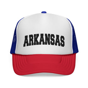 Arkansas Retro Collegiate Style Trucker Hat