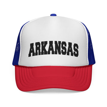 Arkansas Retro Collegiate Style Trucker Hat