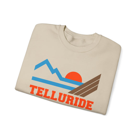 Telluride, Colorado Sweatshirt - Mountain Telluride Crewneck Sweatshirt