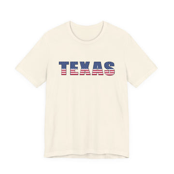 Texas T-shirt - Patriotic USA Stars Stripes Shirt - 0