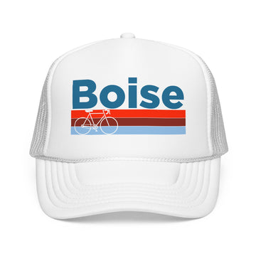 Boise, Idaho Trucker Hat - Foam Boise Bike Cap - 0
