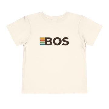 Buy natural Boston, Massachusetts Toddler Tee - BOS Kids T Shirt