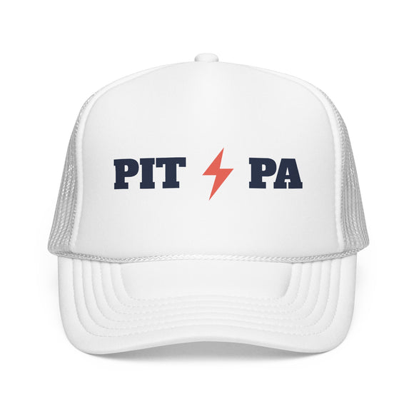 Pittsburgh, Pennsylvania Retro Trucker Hat - Lightning Foam Cap