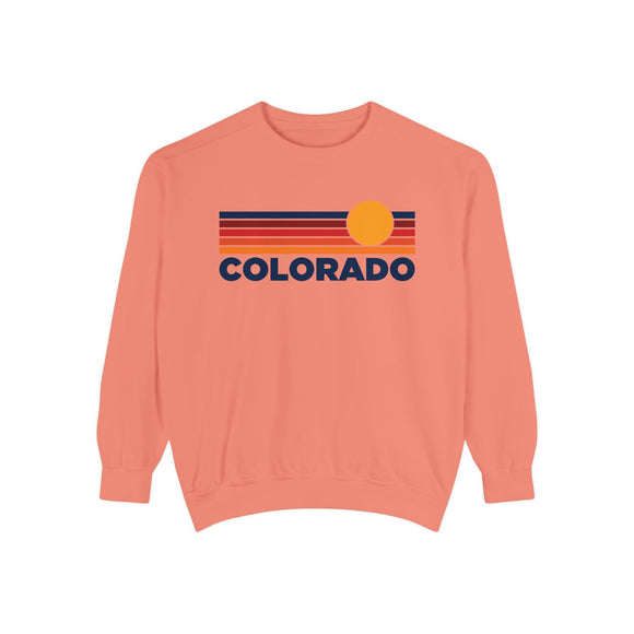 Colorado Sunset Stripes Sweatshirt | Comfort Colors - 100% Cotton