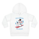 Telluride, Colorado Toddler Hoodie - Unisex Telluride Skiing Snowman Sweatshirt-1