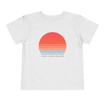 Buy athletic-heather Anna Maria Island, Florida Toddler T-Shirt - Retro 80s Toddler Anna Maria Island Shirt