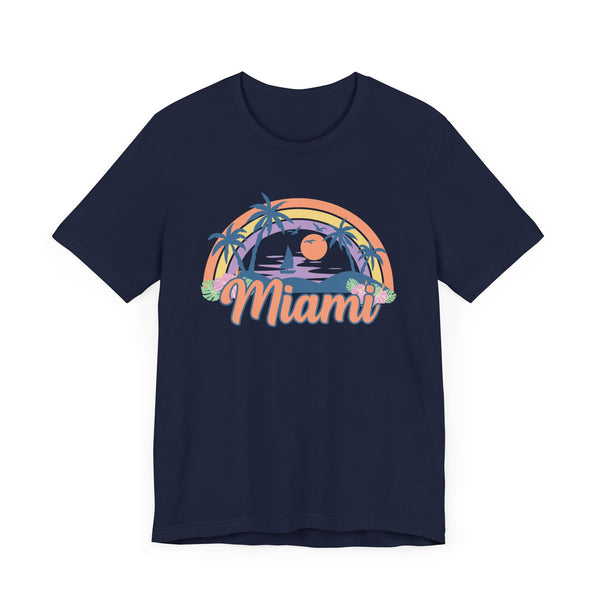 Miami, Florida T-Shirt - Retro Beach Unisex Miami Shirt