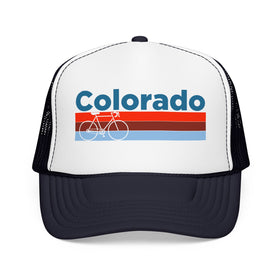 Buy navy-white-navy Colorado Trucker Hat - Foam Colorado Bike Cap