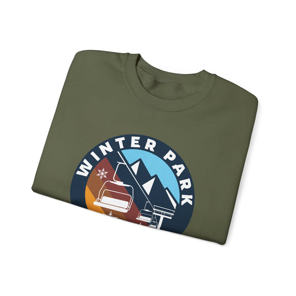 Winter Park, Colorado Sweatshirt - Ski Lift Winter Park Crewneck Sweatshirt