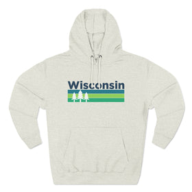 Premium Wisconsin Hoodie - Retro Unisex Sweatshirt