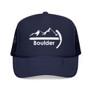 Boulder, Colorado Trucker Hat - Foam Boulder Cap-1