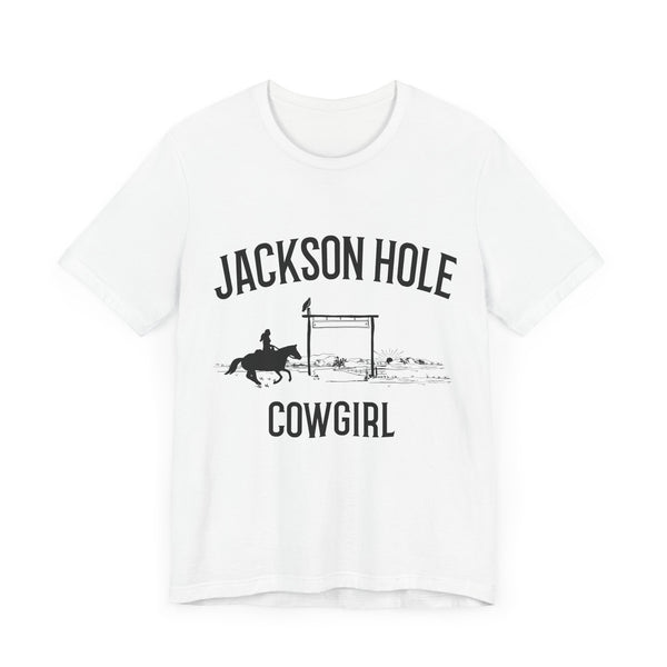 Jackson Hole, Wyoming Cowgirl Graphic Tee