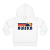 Alaska Toddler Hoodie - Unisex Mountain Pullover Sweatshirt, Kids Hooded Jumper, Alaska Souvenir