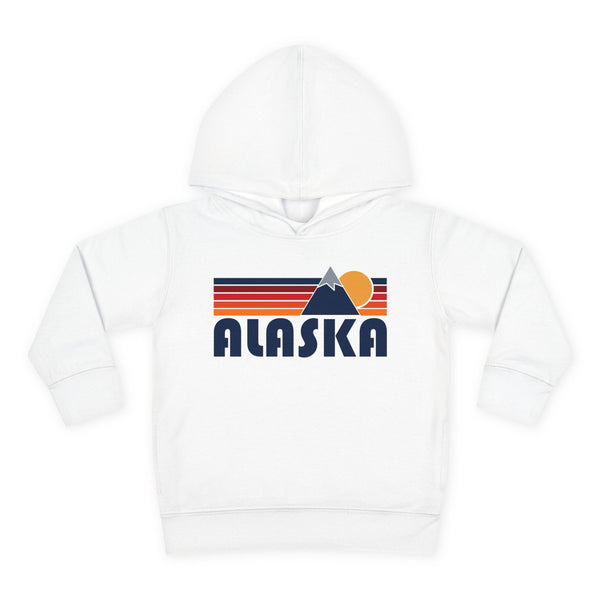 Alaska Toddler Hoodie - Unisex Mountain Pullover Sweatshirt, Kids Hooded Jumper, Alaska Souvenir