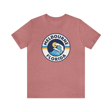 Melbourne, Florida T-Shirt - Unisex Melbourne Shirt - Wave Circle