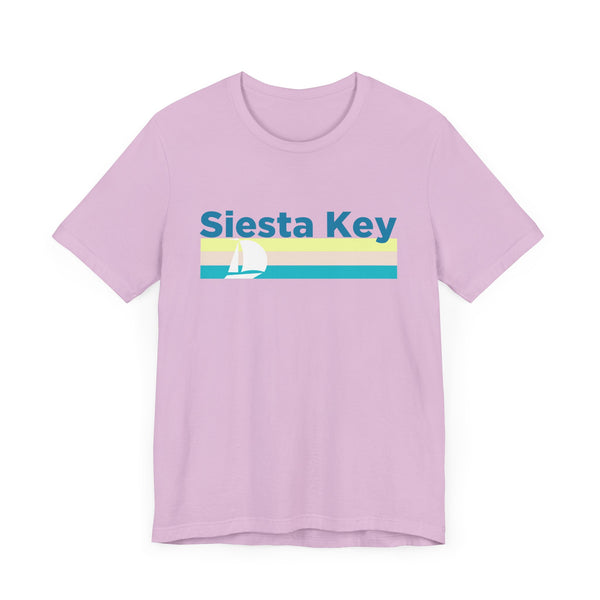 Siesta Key, Florida T Shirt - Sailboat Graphic Tee