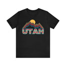 Utah T Shirt Retro Mountain - Unisex Utah Shirt-3