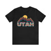 Utah T Shirt Retro Mountain - Unisex Utah Shirt