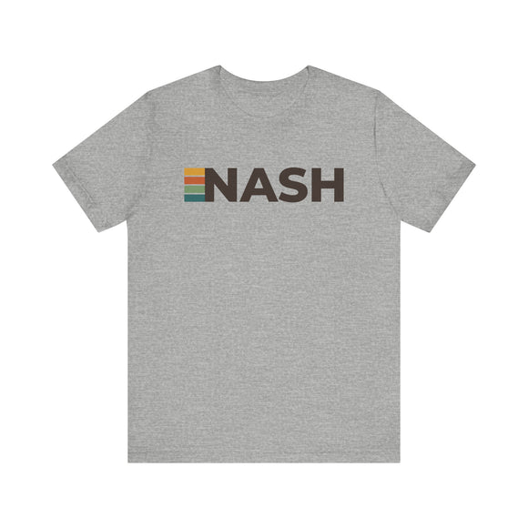 Nashville, Tennessee tee - NASH t shirt retro stripes