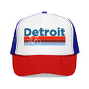 Detroit, Michigan Trucker Hat - Foam Detroit Bike Cap-1