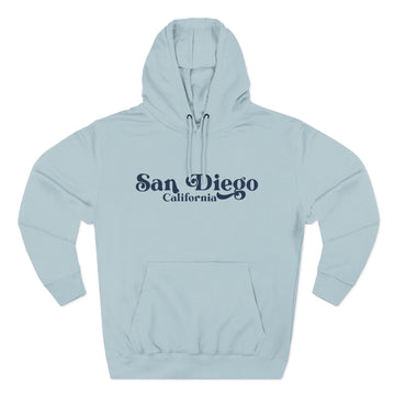 Buy blue-mist Premium San Diego, California Hoodie