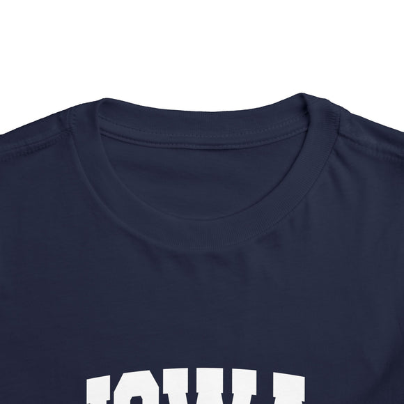 Iowa Toddler Graphic Tee - Kids Iowa Vacation Shirt