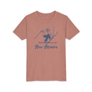 New Mexico Youth Vintage Snow Ski Graphic Tee - Kids T Shirt-6