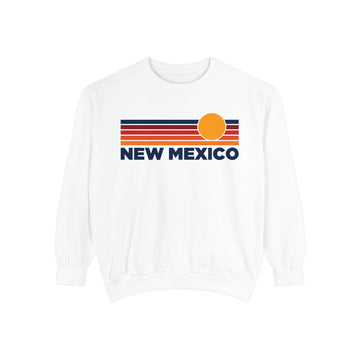 New Mexico Sunset Stripes Sweatshirt | Comfort Colors - 100% Cotton - 0