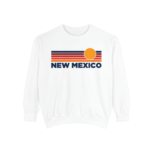 New Mexico Sunset Stripes Sweatshirt | Comfort Colors - 100% Cotton