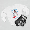 Premium Telluride, Colorado Skiing Snowman Sweatshirt-5