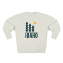 Premium Idaho Pine Tree Graphic Sweatshirt — Retro Nature Crewneck-3