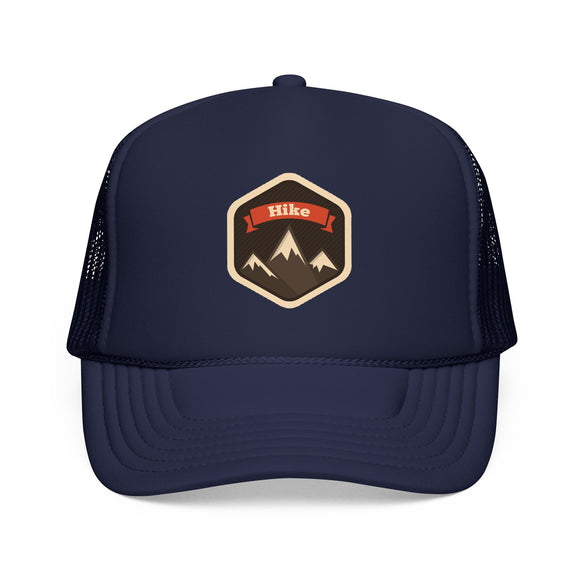 Hike Trucker Hat - Hike Foam Mountain Cap